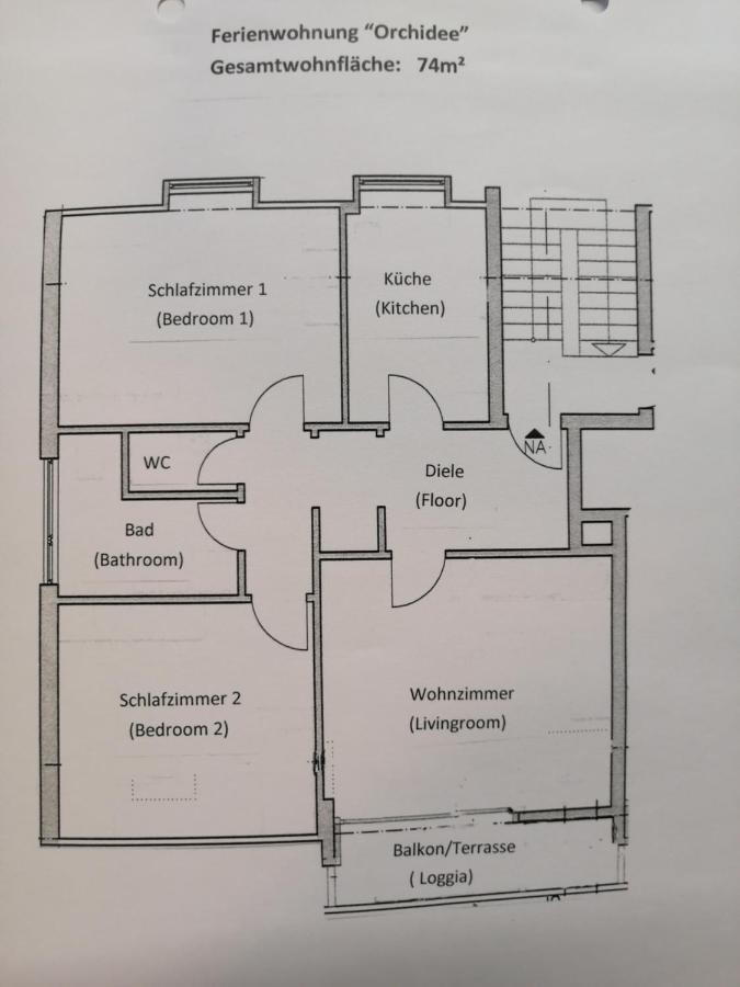 מולהיים אן דר רור Apartment Orchidee מראה חיצוני תמונה